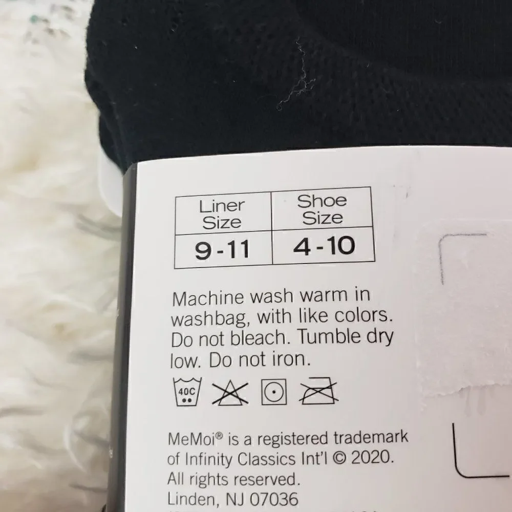 MeMoi No-Show Sneaker Liner 6 Pck Multicolor 9-11